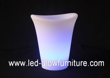 LED konteyner renk değişen aydınlatma çiçek saksıları / vazo ile Pil veya güneş enerjisi