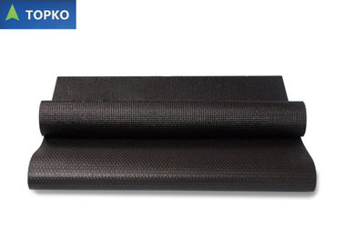 Dayanıklı Siyah Hafıza Köpüğü Yoga Mat / Ekstra Kalın Egzersiz Mat 6mm - 15mm