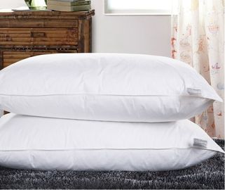 Anti-Apnesi Gri Ördek Feather Cotton Percale Hotel Yastık Ek Parçası Beyaz veya Özelleştirilmiş
