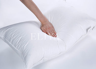 Uzun Şekli 4 Yıldızlı Yıkanabilir Mikrofiber Otel Yastıklar Beyaz Renkli veya Özelleştirilmiş