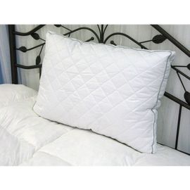 Hotel Kapitone Tasarımı Polyester Boyun Sağlıklı Mikrofiber Yastık Küresel Fiber Dolum ile