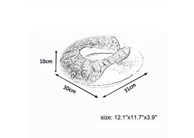 Yetişkin El Yapımı Soğutma Jeli Bellek Köpüğü Yastık 31cm × 30cm × 10cm