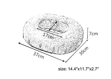 Sağlık Mat Soğutma Jeli İpek İpek Koltuk Minder Hemoro Donut Yastık