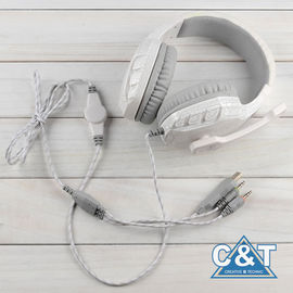 Aşırı Kulaklı Stereo Kulaklık veya Kulaklık Dahili Mikrofon Işıklar için Oyunlar